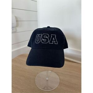 USA embroidered navy blue baseball cap NWOT